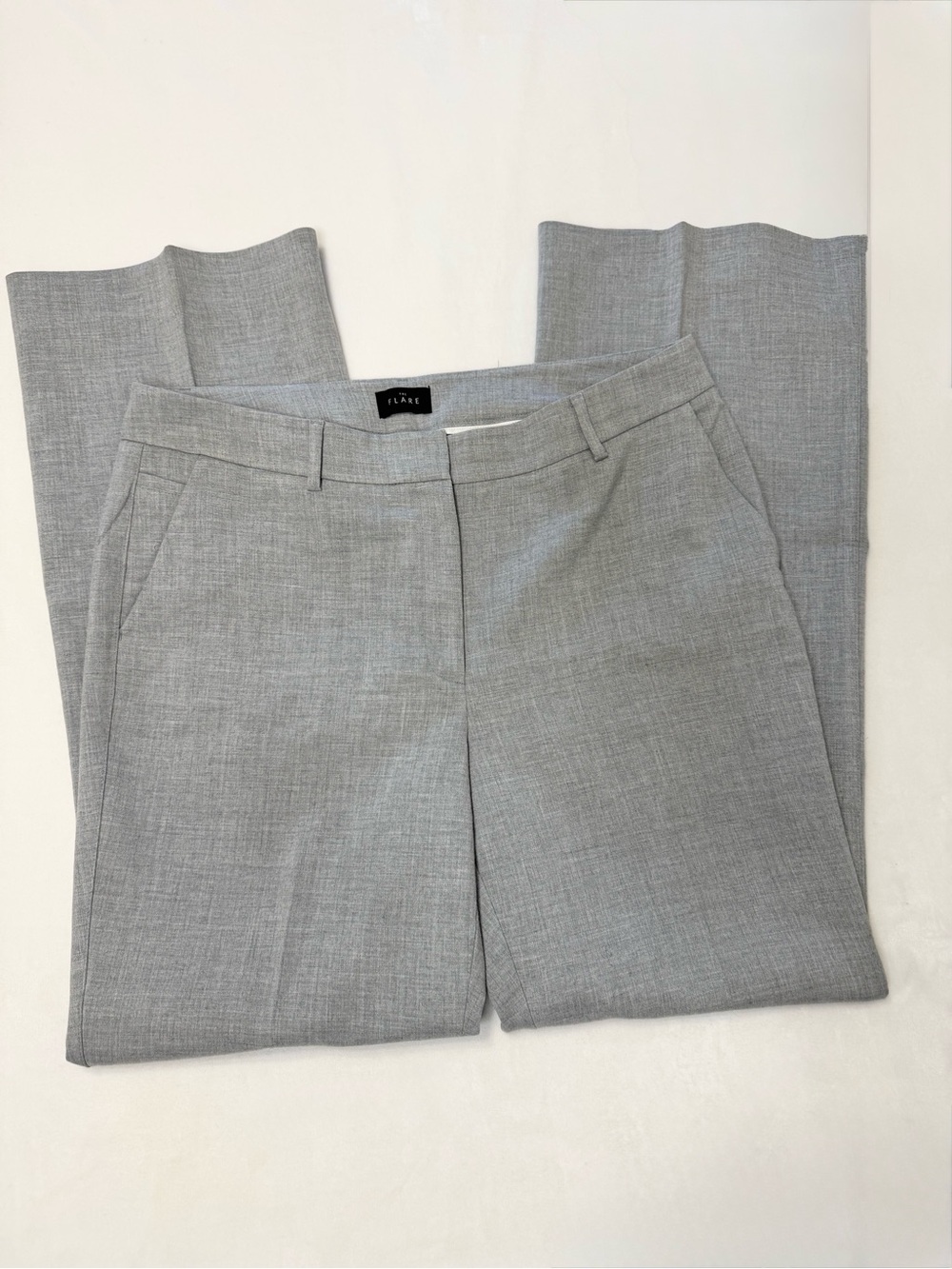 White House Black Market Women’s Gray Flare Leg Trousers
